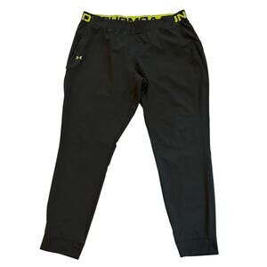Under Armour Pants Womens XL Green Loose Vanish Woven Stretch Lightweight Jogger
